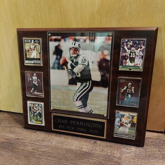 Chad Pennington New York Jets Framed 6 Card 8x10 Photo Wall Plaque - Picture 1 of 2